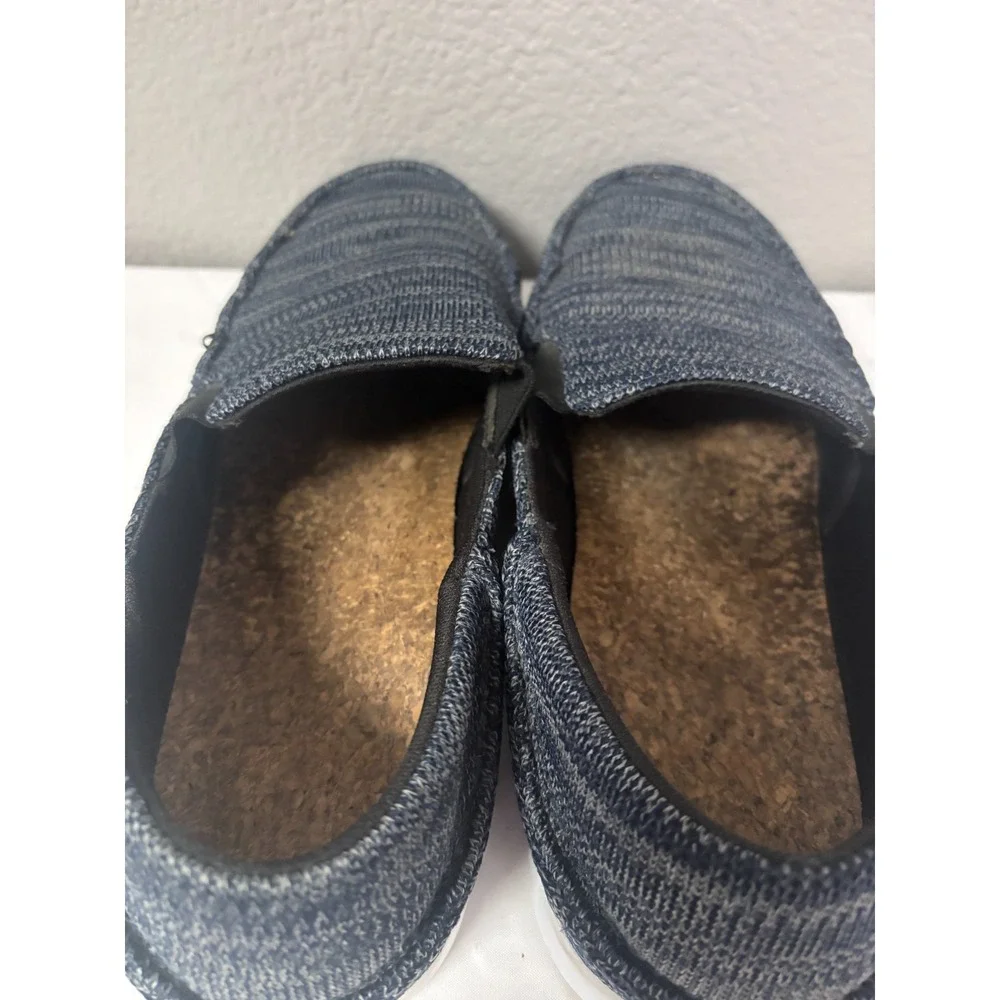 Reef Mens 12 Cushion Bounce Matey Knit Loafers Navy Blue Slip On RF0A3YN1 Casual